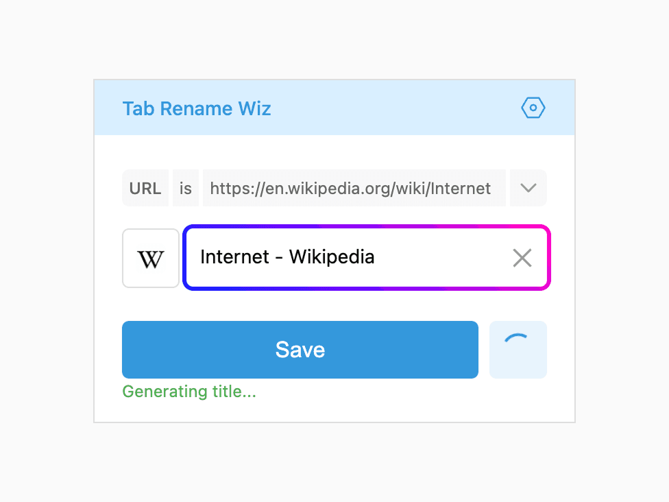AI suggestions example